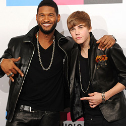 Ca sĩ Justin Bieber,Usher