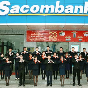 Tập thể CBNV Sacombank