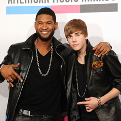 Ca sĩ Usher,Justin Bieber