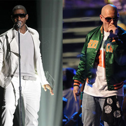Ca sĩ Usher,Pitbull
